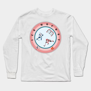 Ice Hockey Long Sleeve T-Shirt